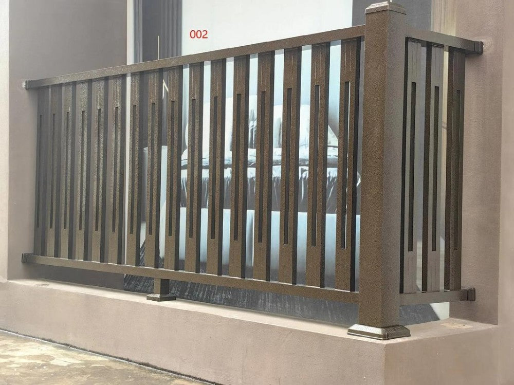 Durable Decorative Outdoor Iron Balcony Railing