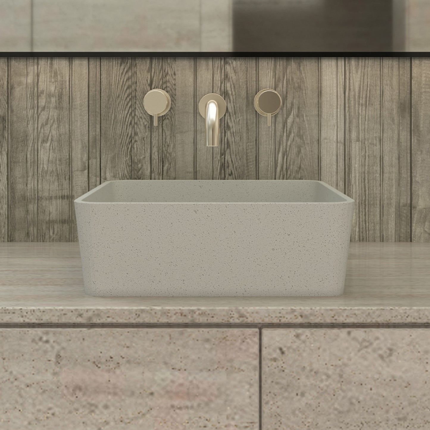 CS-011 Blanka Terrazzo Betono Lavujo