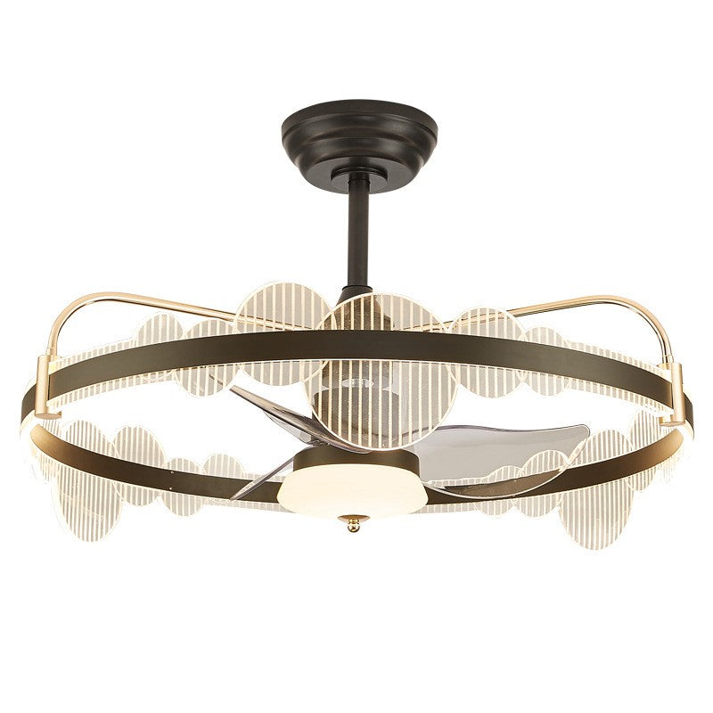 Modern Fan Chandelier LED