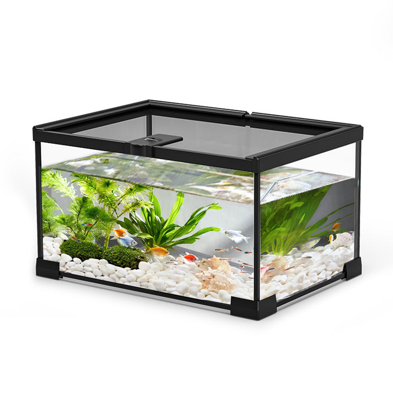 Full Glass Sides Custom Black Reptile Terrarium