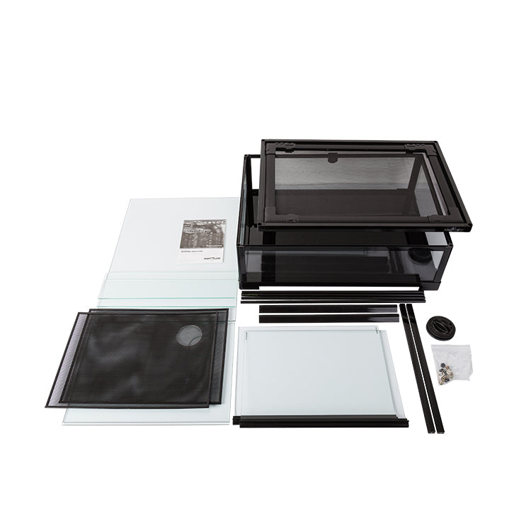 Visual Mini Reptile Amphibious Glass Terrarium