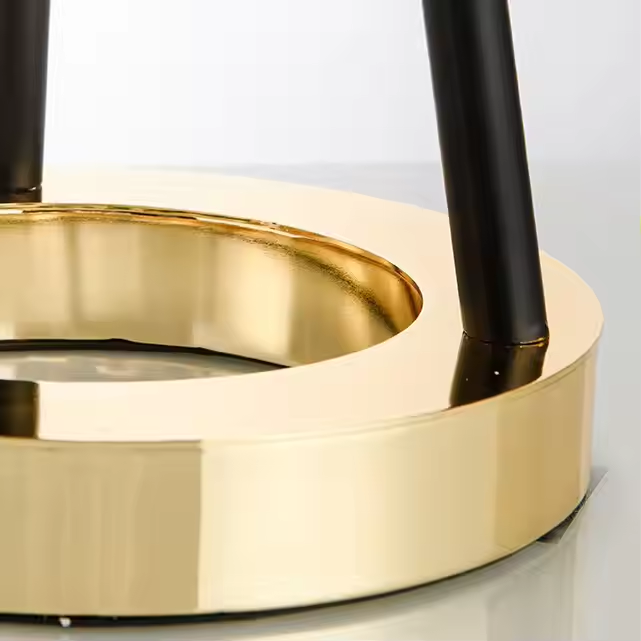 American Modern Black Fabric Lamp