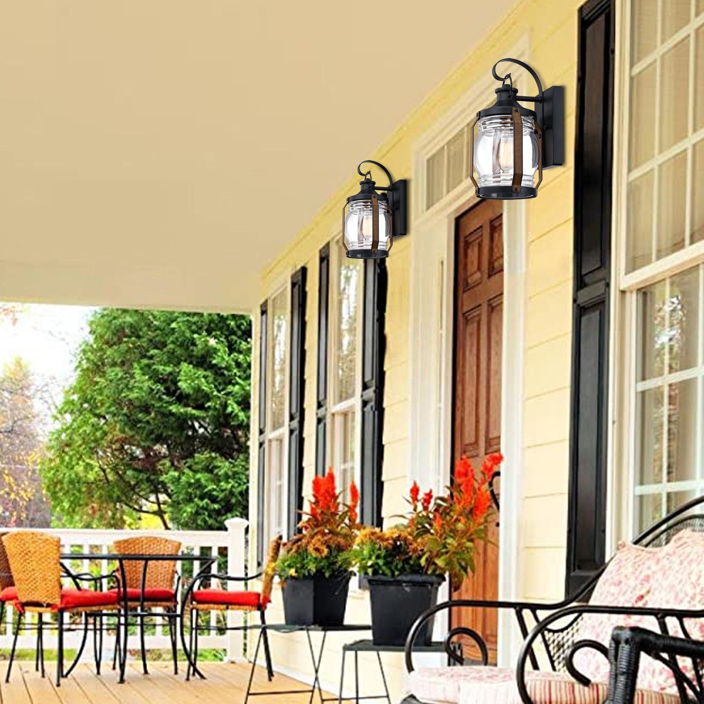 Rustic Iron Wall Light