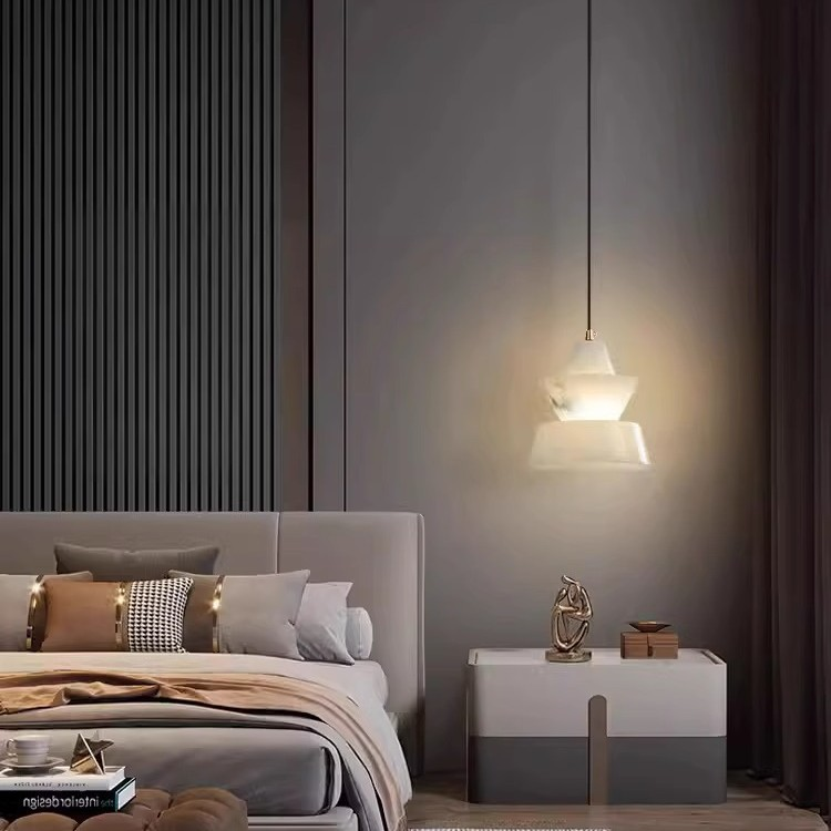 Home Decor Marble Alabaster Pendant Light