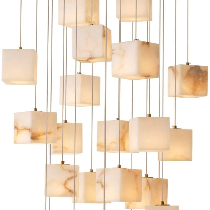 Alabaster Pendant Lamp for Coffee Shop