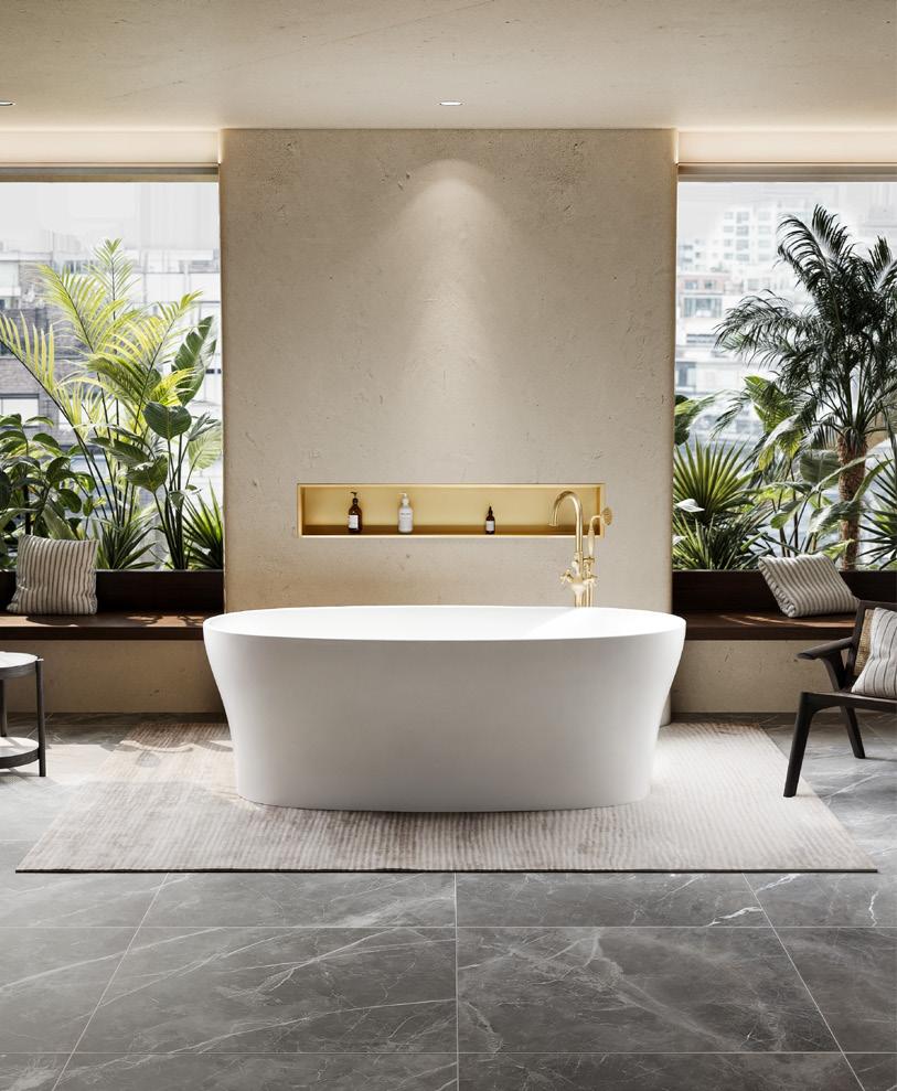 Unique Design Artificial Stone Bathtub