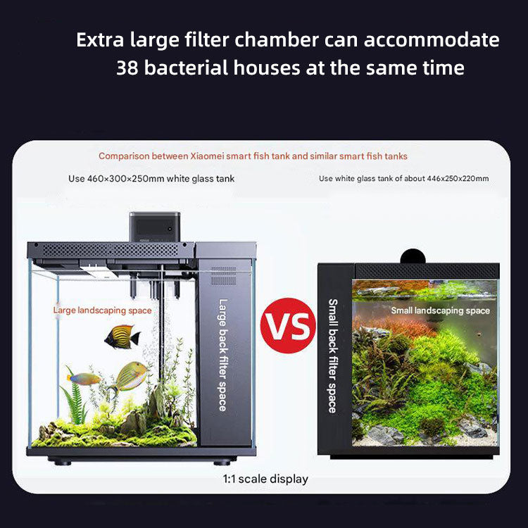Customized Right-angle Glass Aquarium Multi-functional