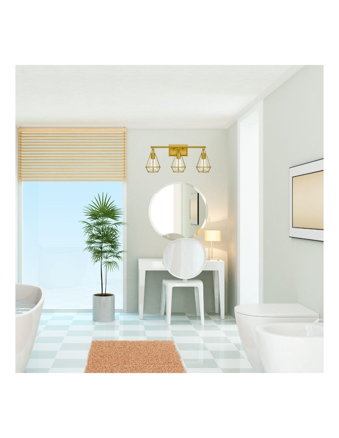 Industrial Vintage Copper Wall Lamp