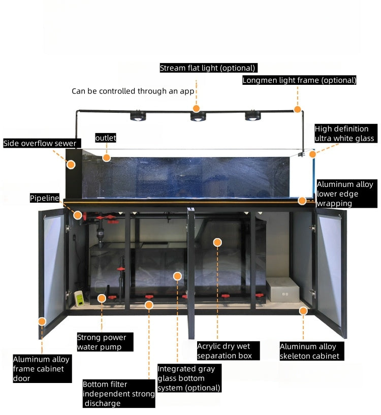 Wholesale Custom Frameless Glass Aquarium Kit