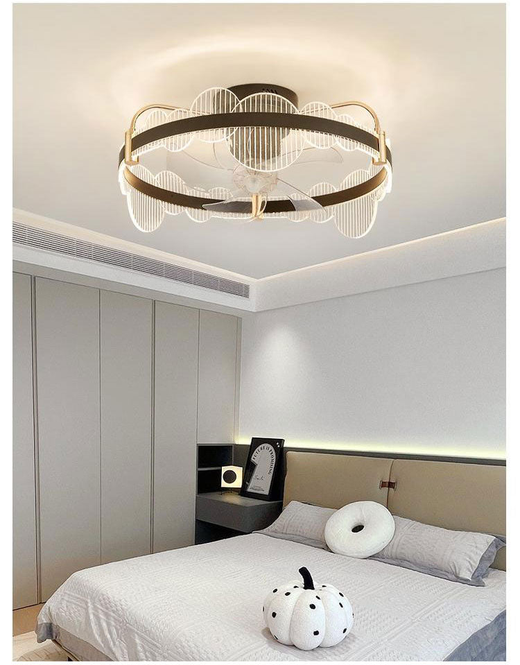 Contemporary Smart Fan Light
