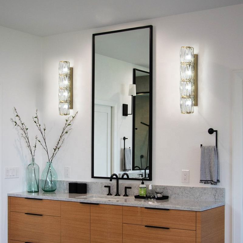 Modern Crystal Stainless Steel Wall Lamp