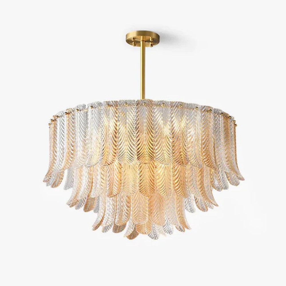Подвесной светильник из хромированного железа