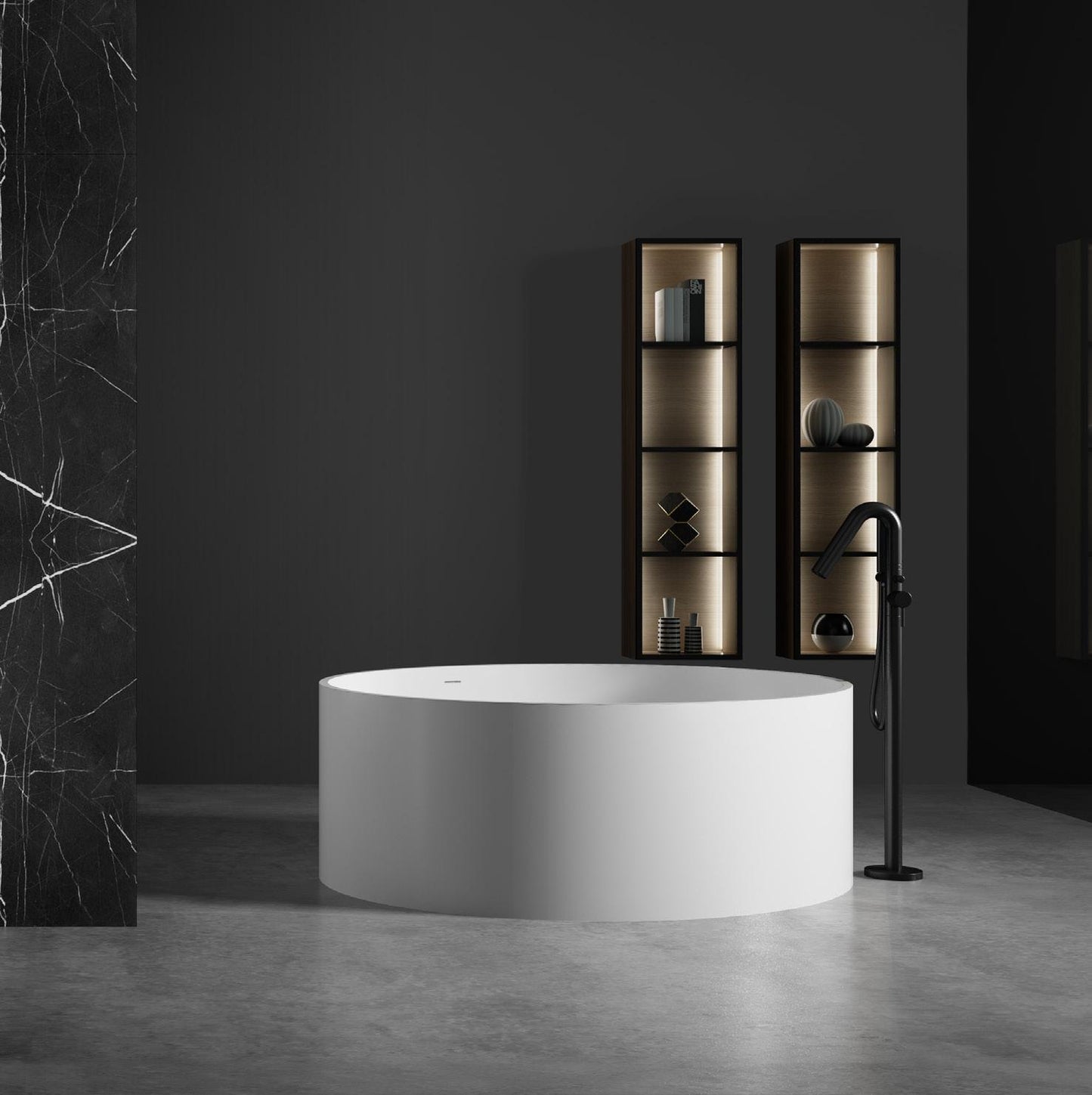 Multiple Shapes Artificial Stone Bathtub