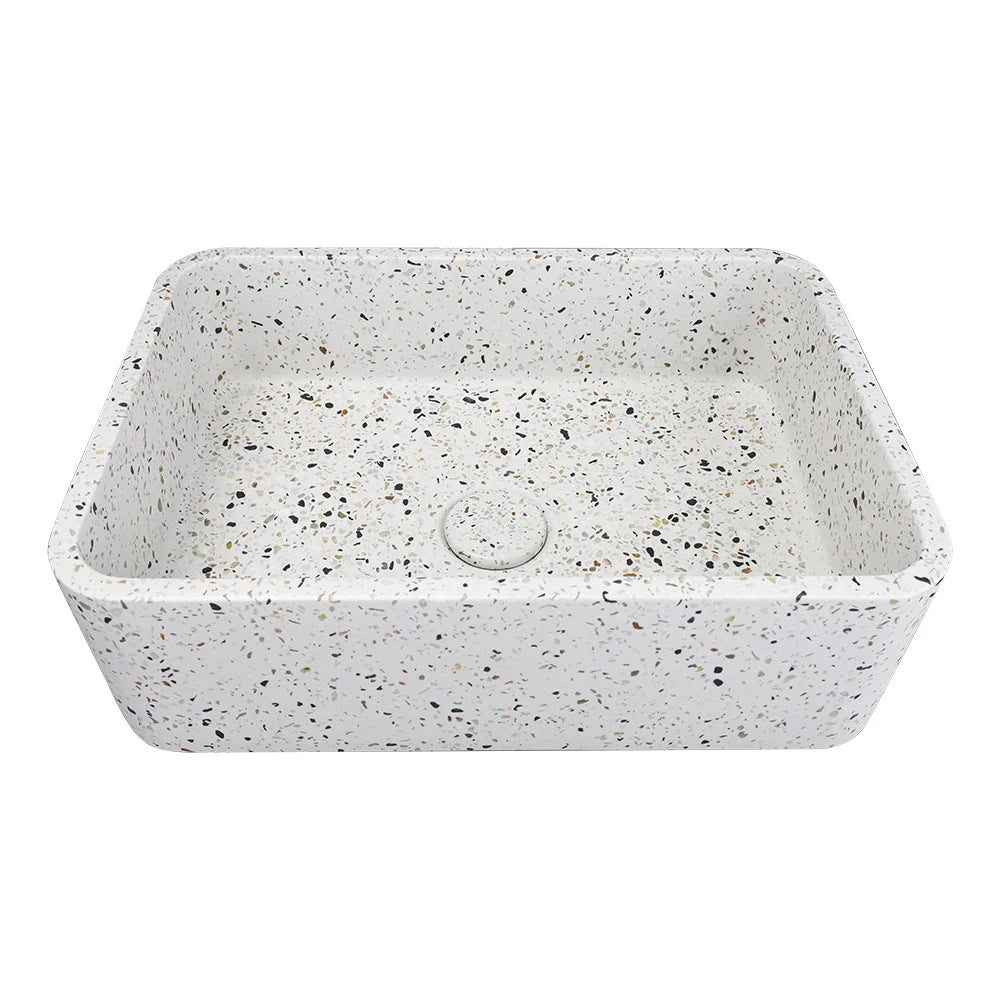 White Terrazzo Wash Hand Basin