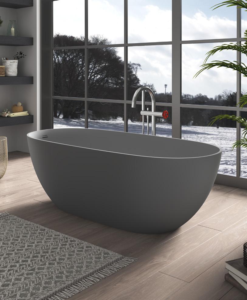 Artificial Stone Colored Bathtub