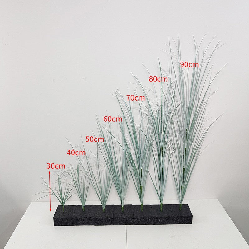 Имитация травы Огнестойкое мягкое украшение Одиночная луковая трава
