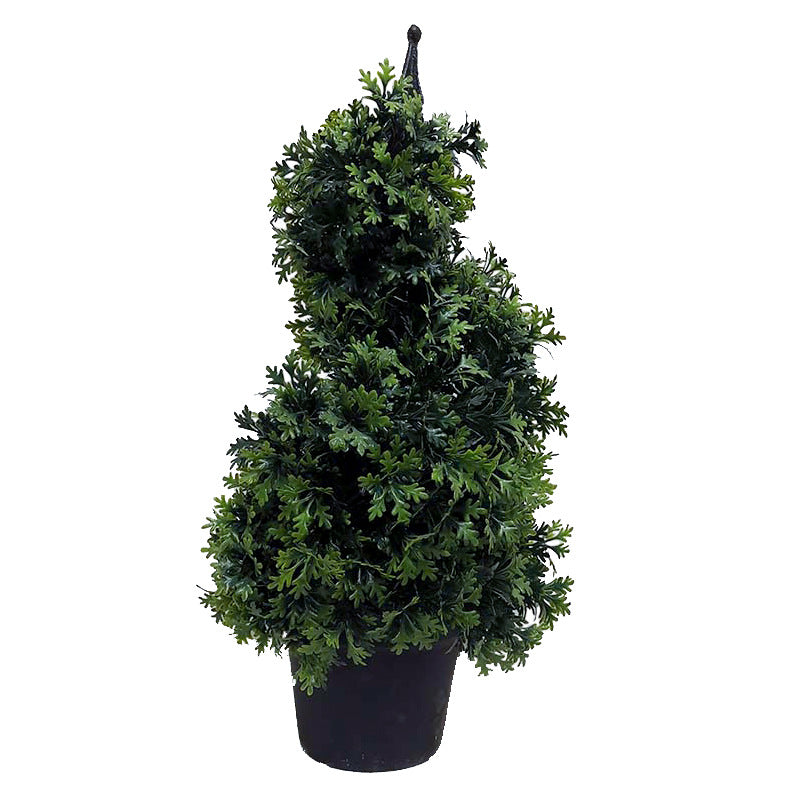 Spiral Tree Simulation Potted Plant