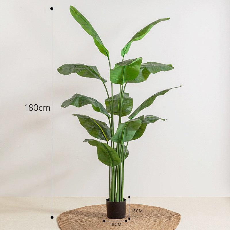 Wholesale Simulated Tourist Banana Potted Indoor Home Plants