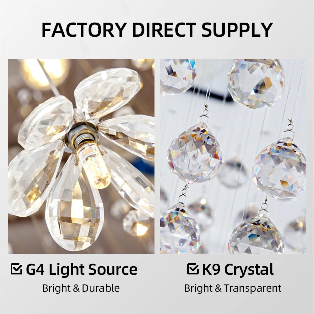 Роскошный длинный потолочный подвесной светильник