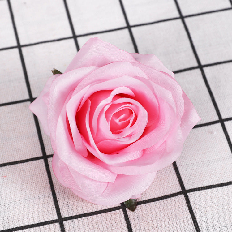 Simulated Flower Colorful Rose Single Branch