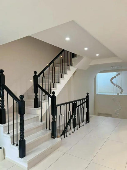 Heavy-Duty Weatherproof Home Iron Stair Handrail
