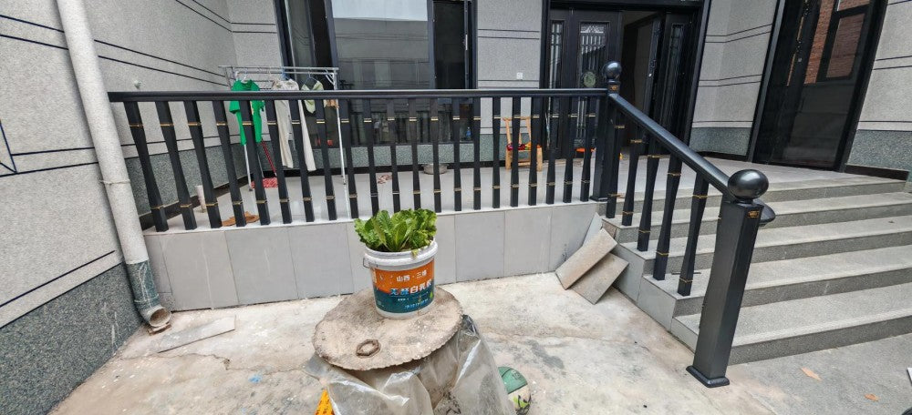 Vintage Artistic Balcony Wrought Iron Guardrail