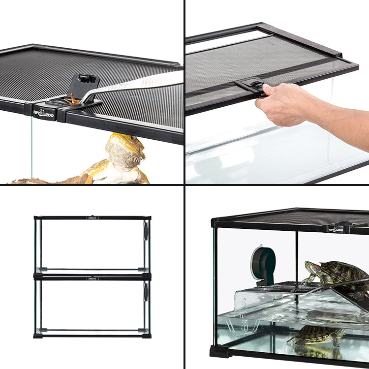 71L Mini Glass Reptile Habitat Tank