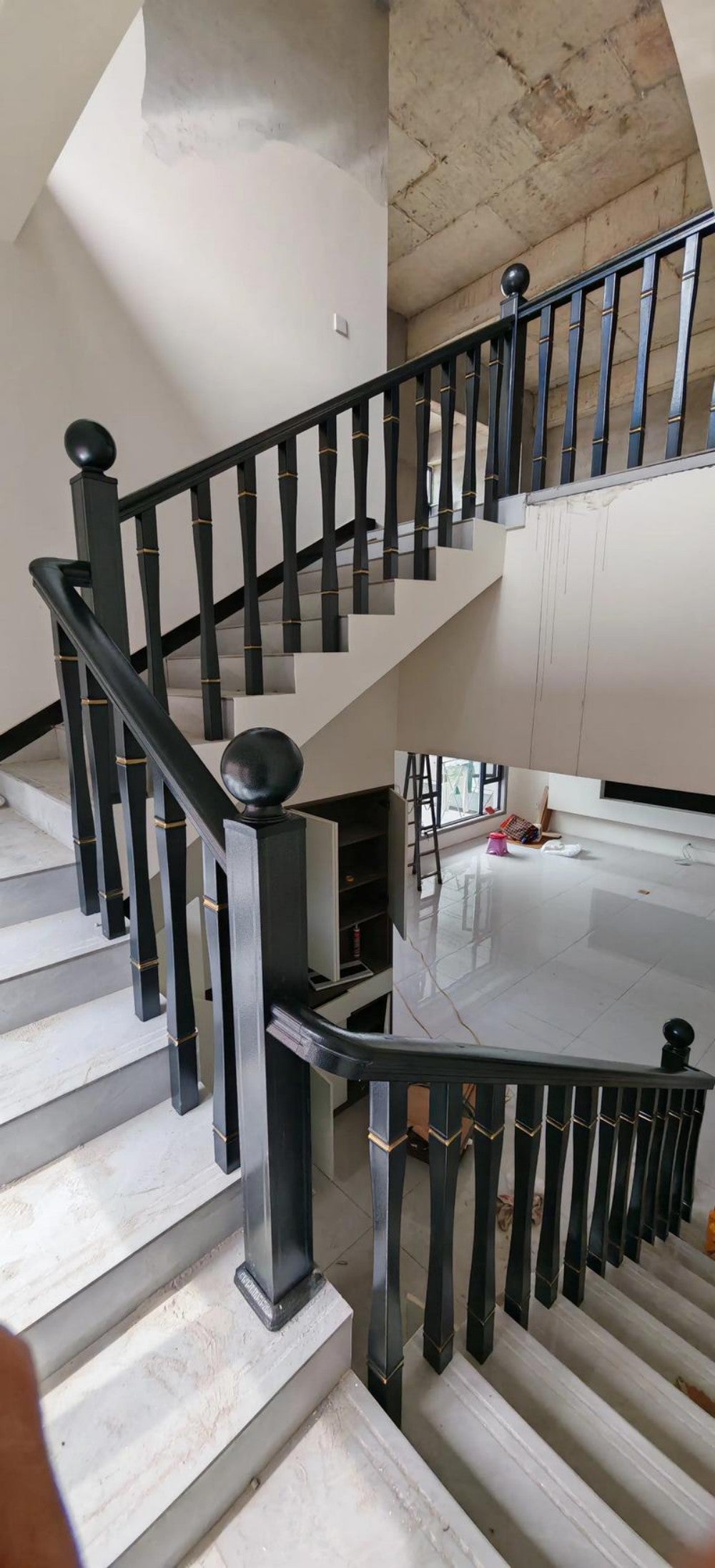 Vintage Artistic Balcony Wrought Iron Guardrail