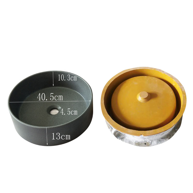 Silicone Washbasin Mold for Concrete & Resin Ceramic Sink Casting
