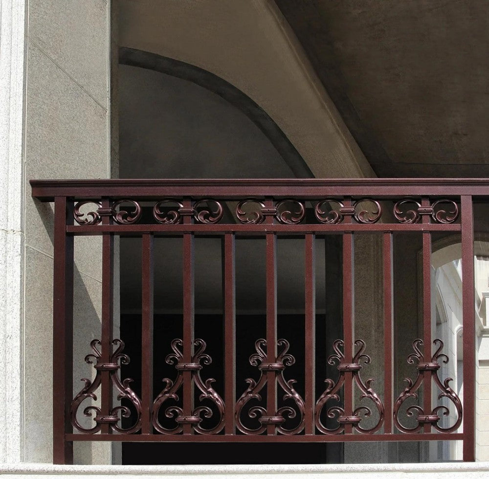 Durable Decorative Outdoor Iron Balcony Railing
