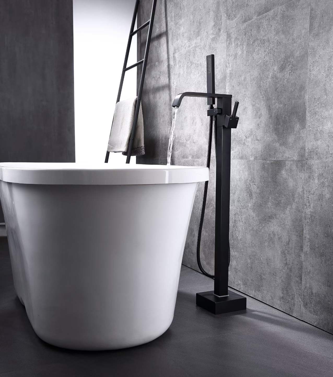 Modern Single Handle Bathtub Faucet 61009