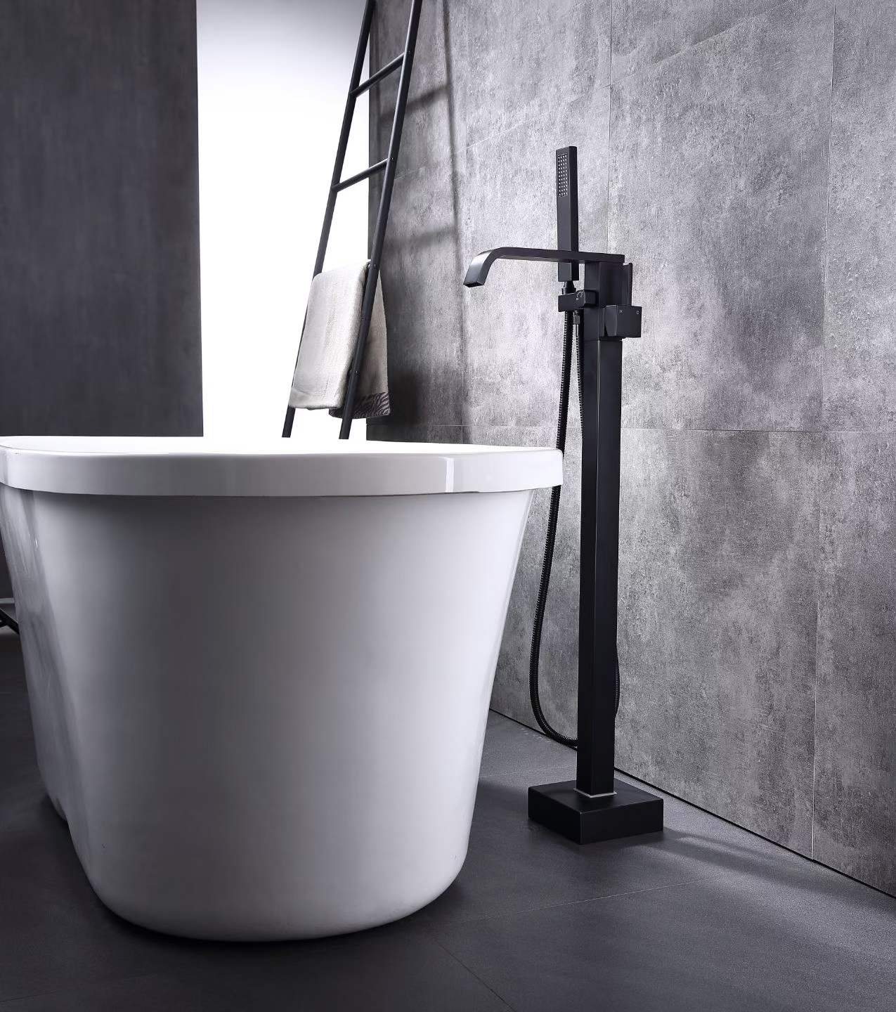 Modern Single Handle Bathtub Faucet 61009