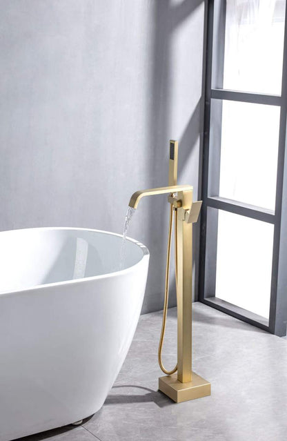 Modern Single Handle Bathtub Faucet 61009