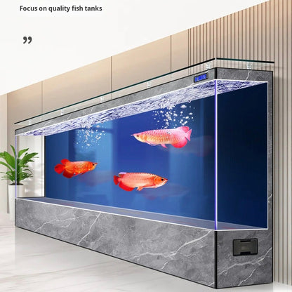 Eco-Friendly Wall-Mounted Ultra Clear Glass Fish Tank