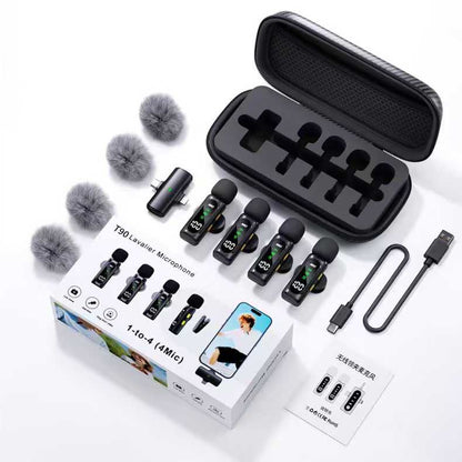 AI Noise-reducing Lapel Microphone