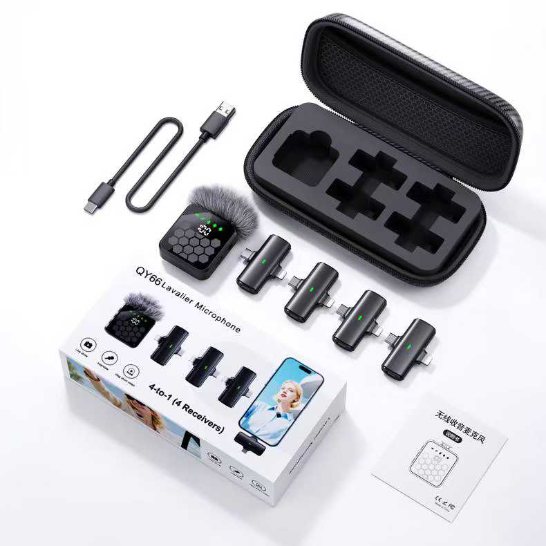 AI Noise-reducing Lapel Microphone