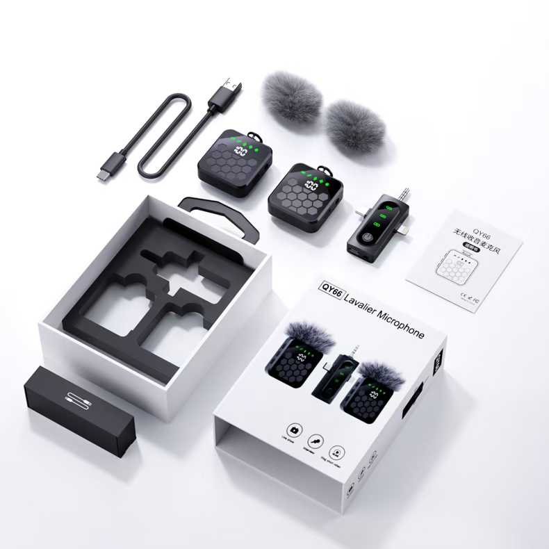 AI Noise-reducing Lapel Microphone