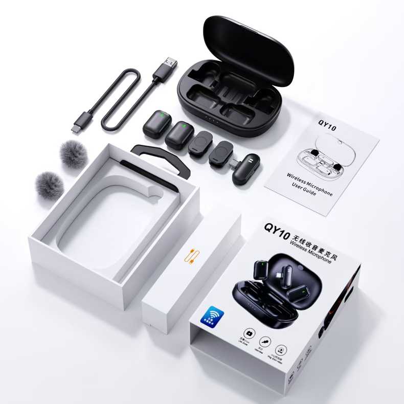 AI Noise-reducing Lapel Microphone