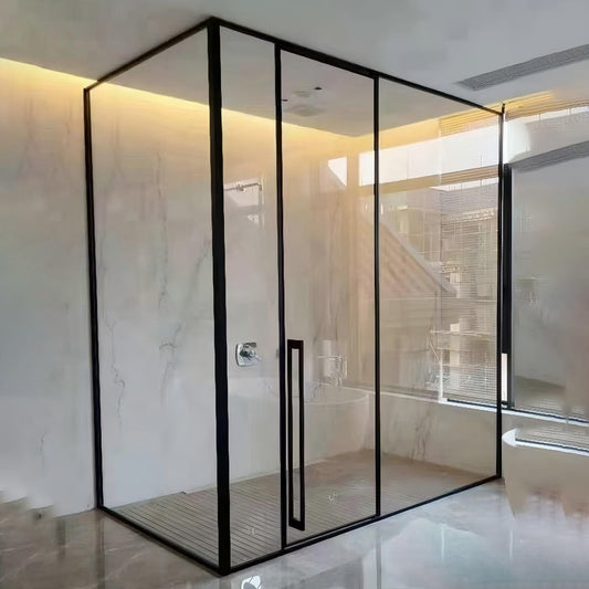 Adjustable Sliding Shower Door Track System