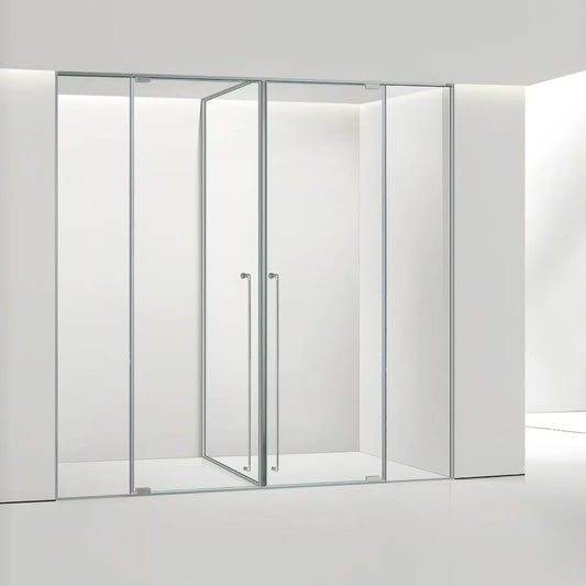 Minimalist Frameless Shower System Glass Clamp