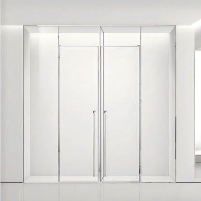 Минималистская безрамная душевая система Стеклянный зажим