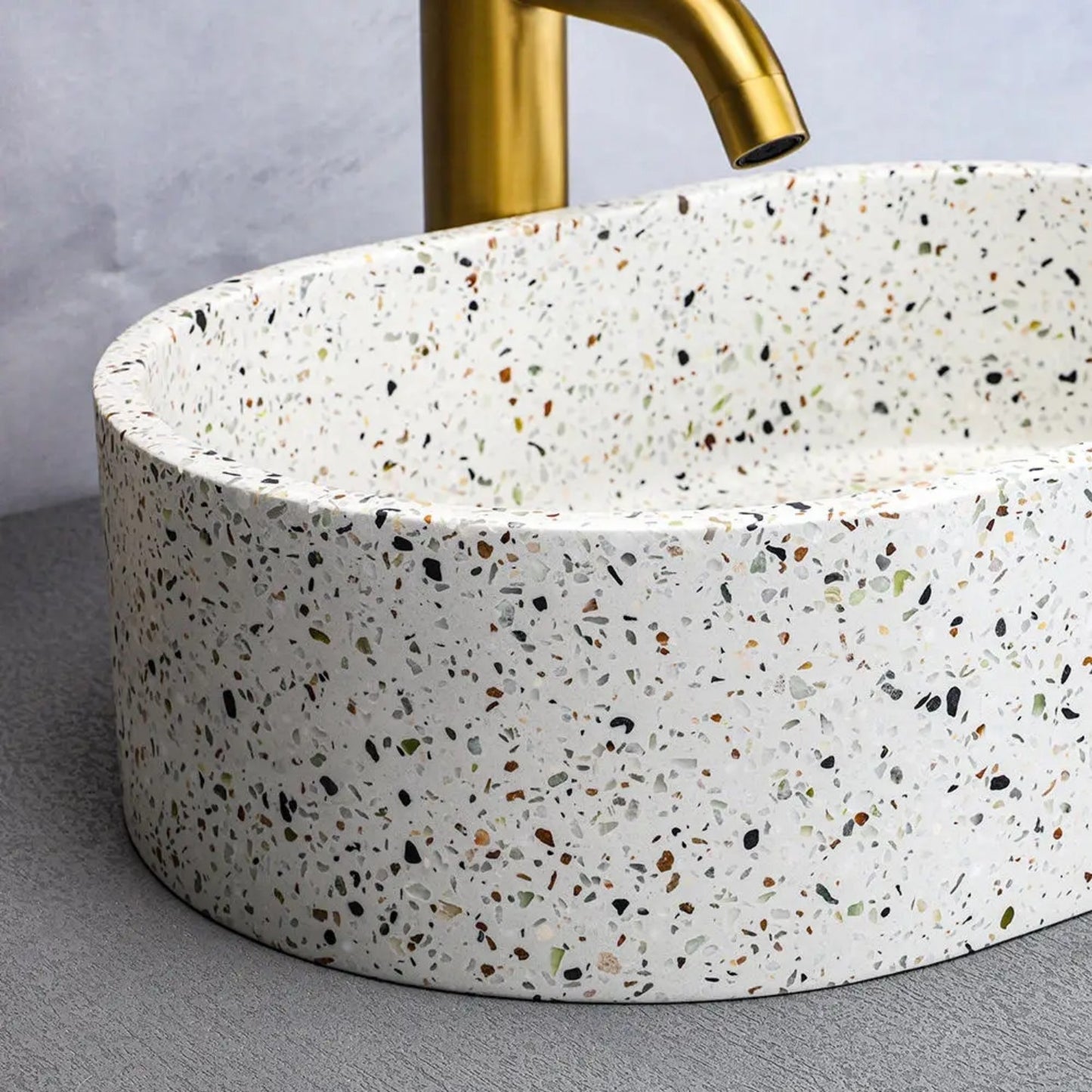 CS-011 Blanka Terrazzo Betono Lavujo