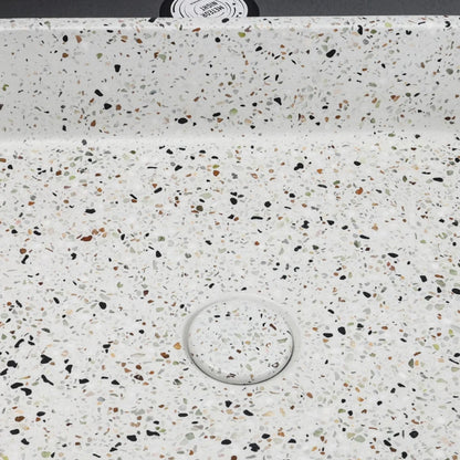 CS-011 Белый терраццо, бетонный умывальник