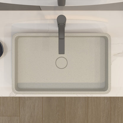 CS-011 Белый терраццо, бетонный умывальник