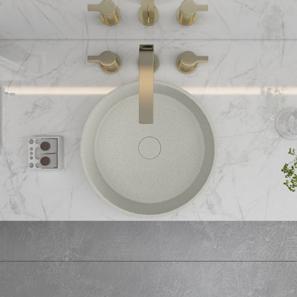 CS-011 Белый терраццо, бетонный умывальник