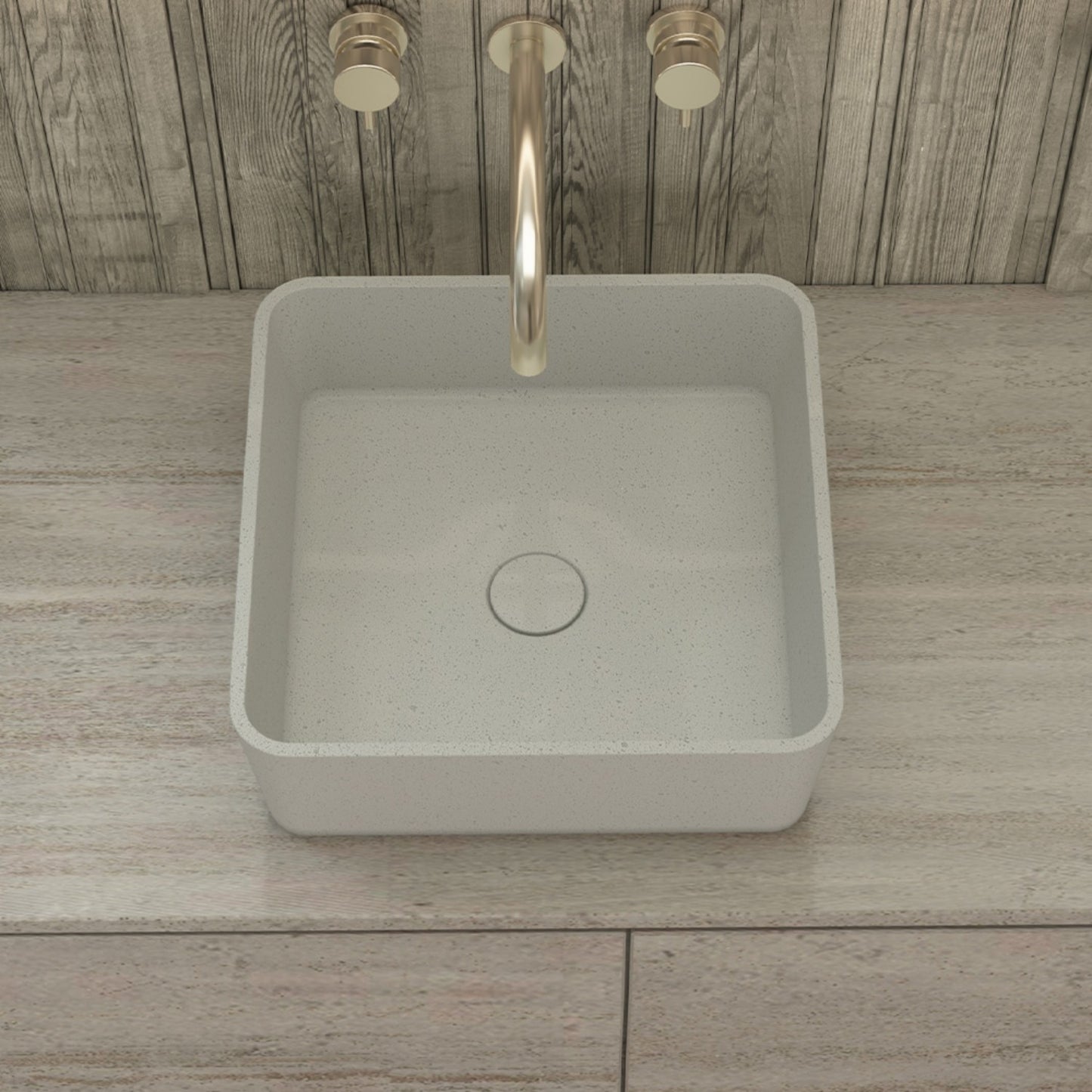 CS-011 Blanka Terrazzo Betono Lavujo