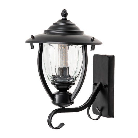 Black Outdoor Wall Lantern Sconce