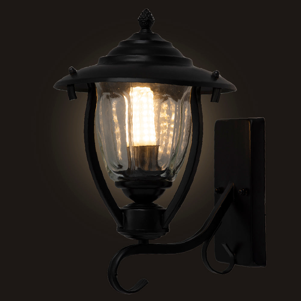 Black Outdoor Wall Lantern Sconce