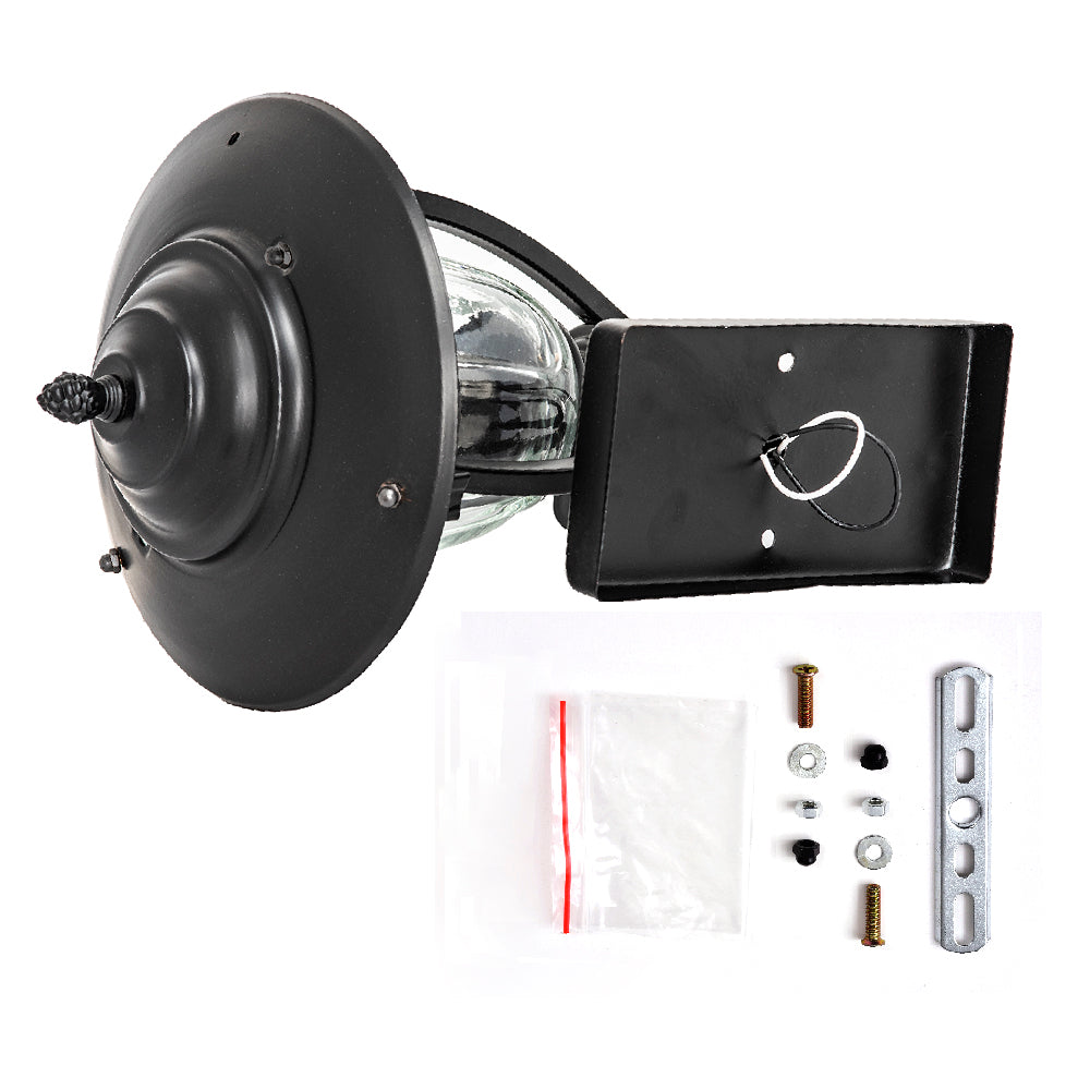 Black Outdoor Wall Lantern Sconce