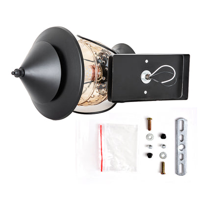 Matte Black Farmhouse Wall Sconce